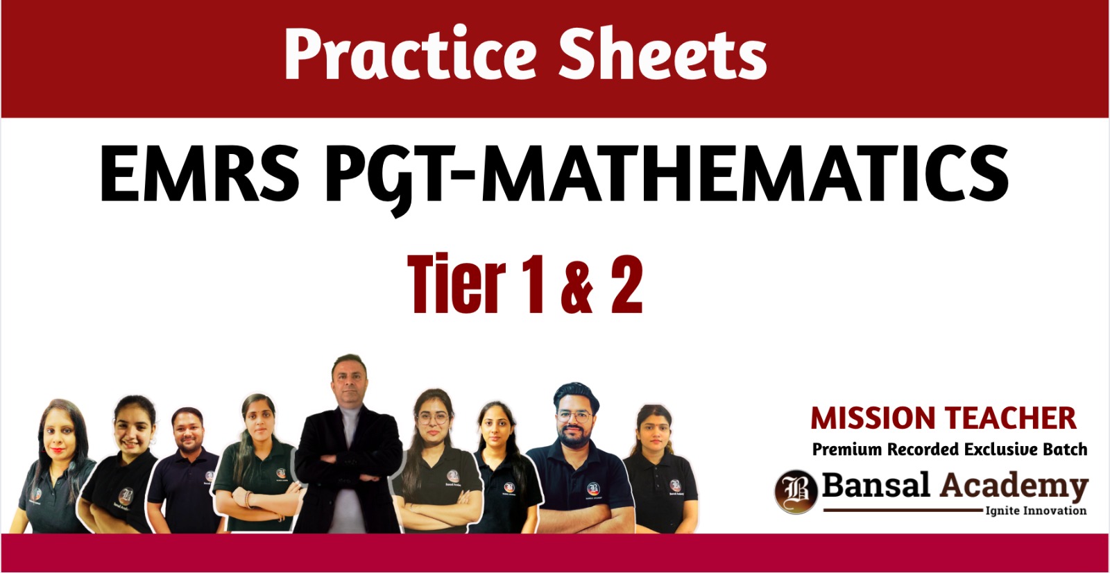 Pg Works Math EMRS PGT MATHEMATICS PRACTICE SHEET